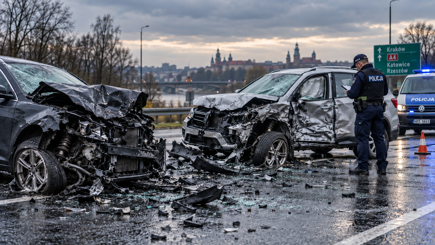 Wypadek drogowy z&nbsp;art. 177 k.k. Co&nbsp;grozi sprawcy i&nbsp;kiedy kolizja staje się przestępstwem?